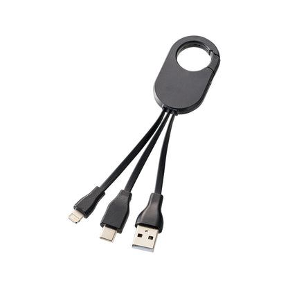カラビナ3in1充電ケーブル