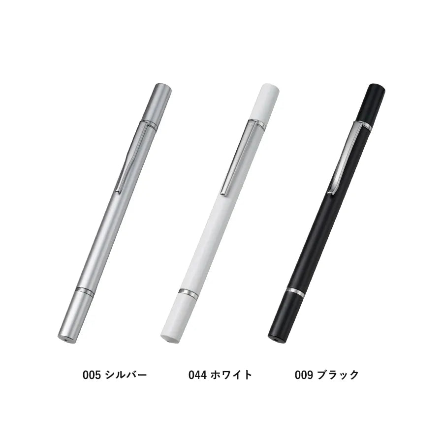 ボールペン付クリアディスク型タッチペン（再生ABS）