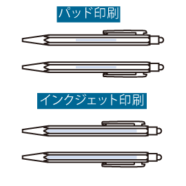 タッチペン付メタル六角ボールペン（再生アルミ）