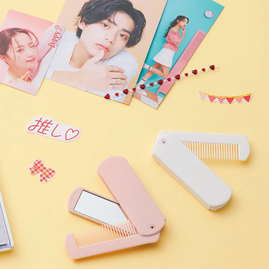 折りたたみコーム（ミラー付）