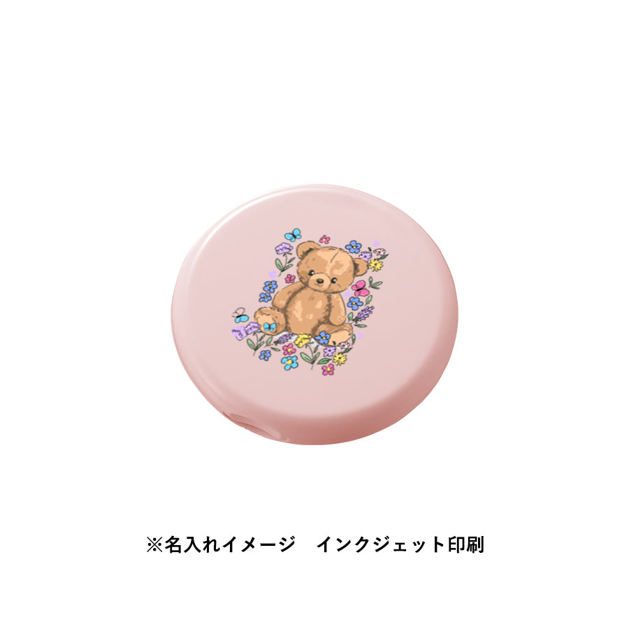コーム付コンパクトミラー　ラウンド