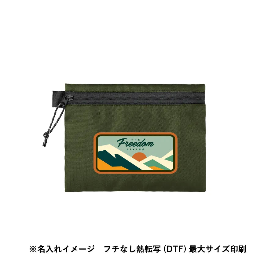 リップストップフラットポーチ（S）