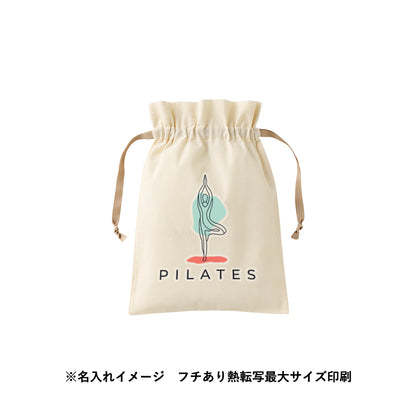 コットンカラーリボン巾着（M）