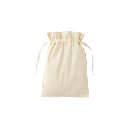 コットンカラーリボン巾着（M）