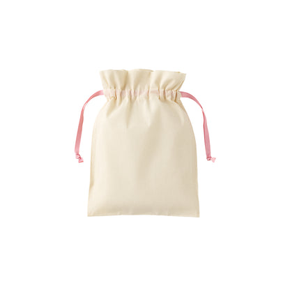 コットンカラーリボン巾着（M）