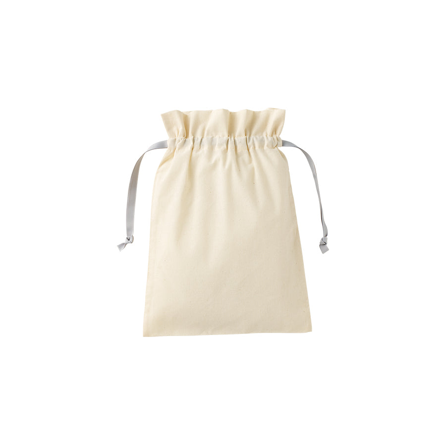 コットンカラーリボン巾着（M）