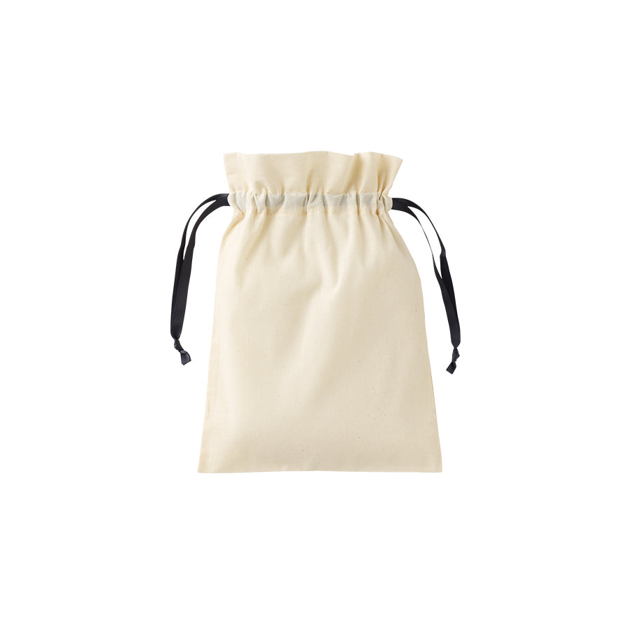 コットンカラーリボン巾着（M）