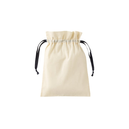 コットンカラーリボン巾着（M）