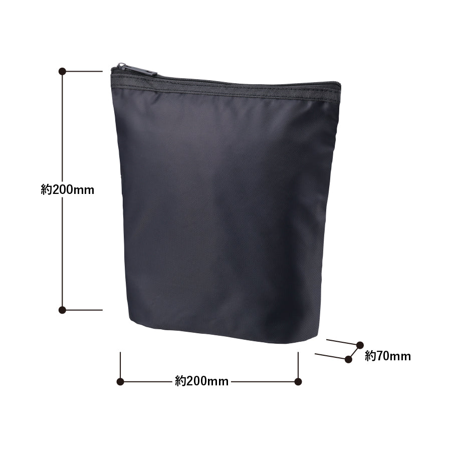 ライトクーラーガゼットマチ付ポーチ