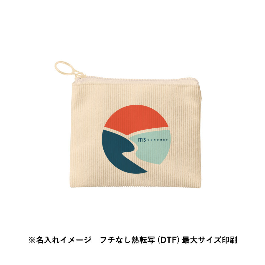 コーデュロイフラットポーチ（SS）