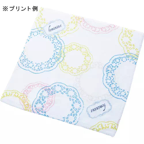 ソフトタッチミニタオル　ホワイト