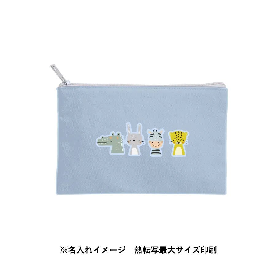 キャンバスフラットポーチ（S） - 販促日本一