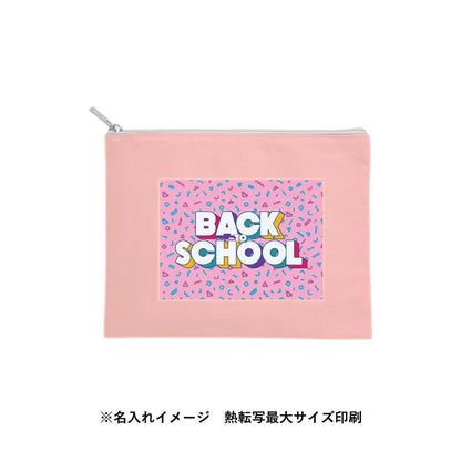 キャンバスフラットポーチ（M） - 販促日本一