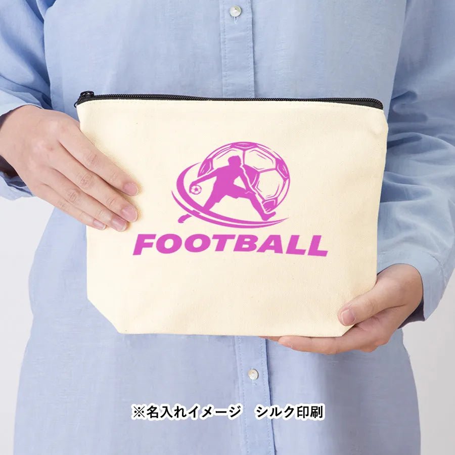 キャンバスデイリーポーチ（M）　ナチュラル - 販促日本一