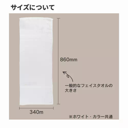 【100枚 名入れ可】泉州おくばり白タオル
