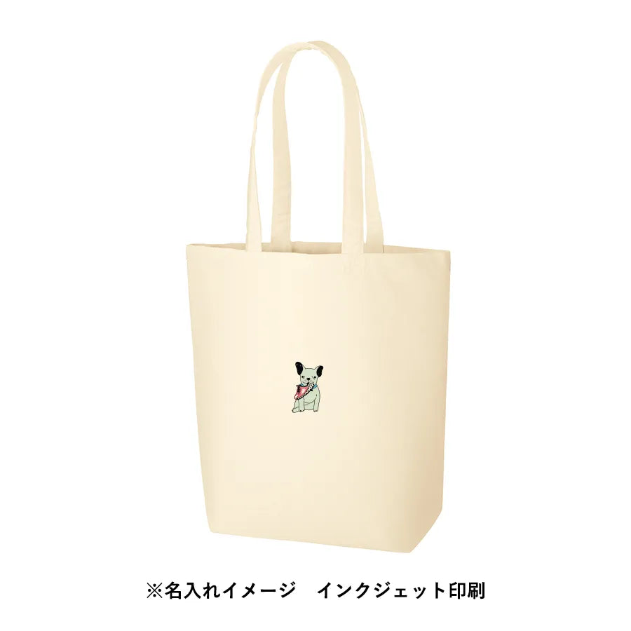 オーガニックコットンキャンバストート（M）内ポケット　ナチュラル