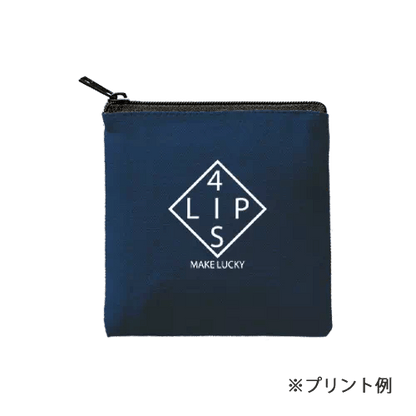 ライトキャンバスフラットポーチ（SS） - 販促日本一