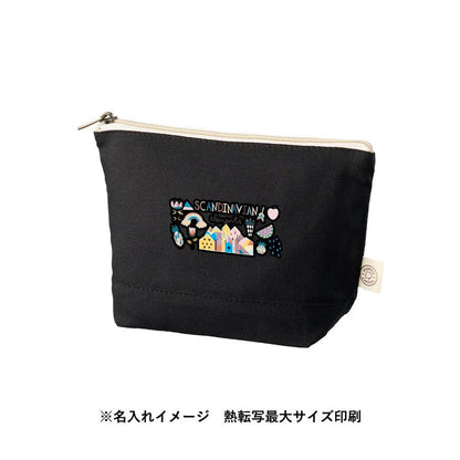 オーガニックコットンキャンバスデイリーポーチ（S）　ナイトブラック - 販促日本一