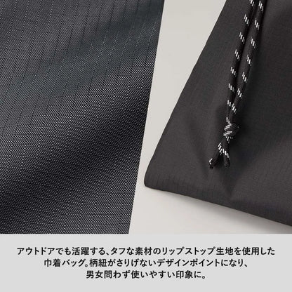 リップストップ巾着バッグ