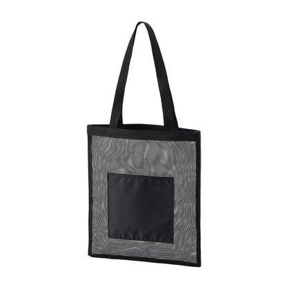 メッシュフラットトート