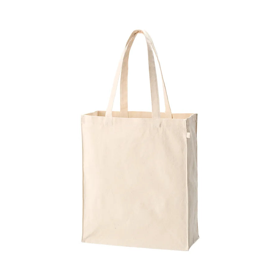 キャンバスボックストートループ付　ナチュラル　全体