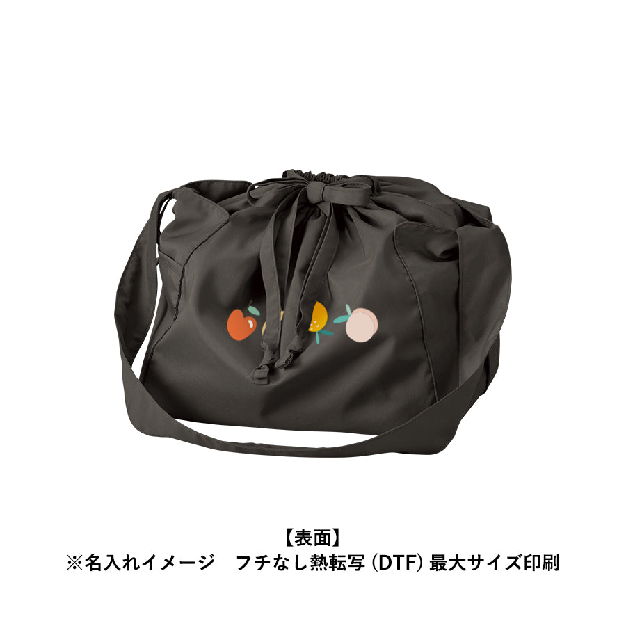 クルリトコンパクトクーラー巾着ショルダーバッグ