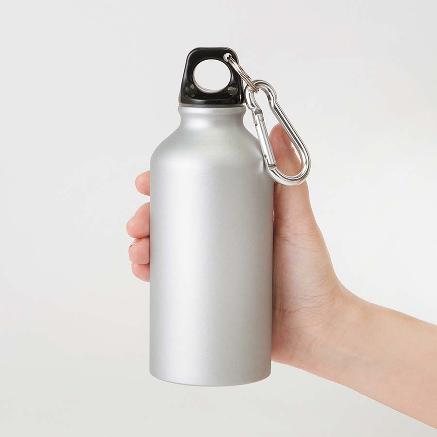 アルミマウンテンボトル　400ml　大きさイメージ