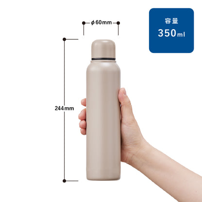 スティックサーモボトルver.2　サイズ表示