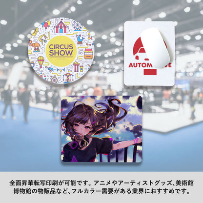 ソフトマウスパッド　ラウンド　ホワイト