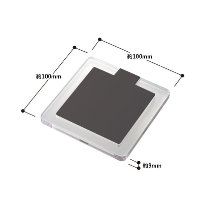 クリアワイヤレス充電器 スクエア　5W