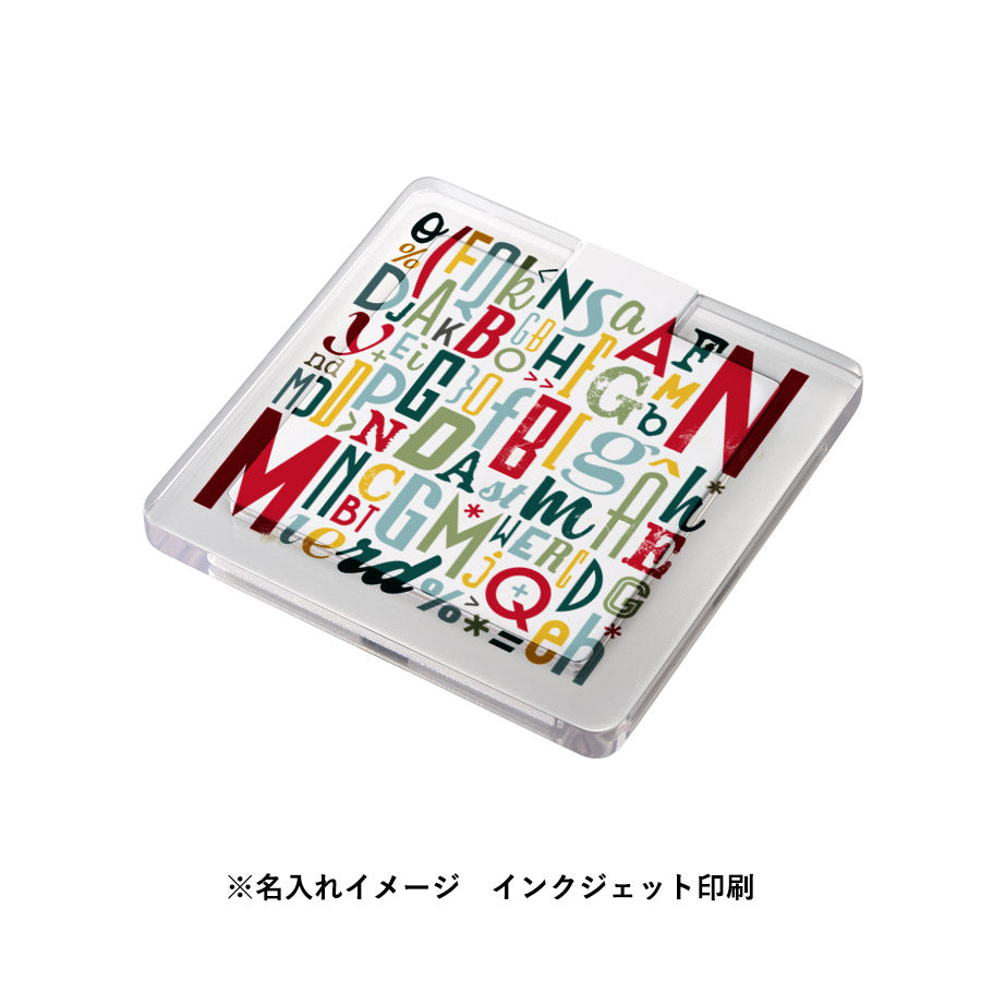 クリアワイヤレス充電器 スクエア　5W
