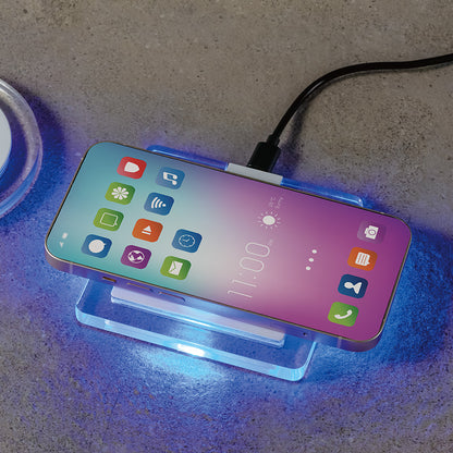 クリアワイヤレス充電器 スクエア　5W