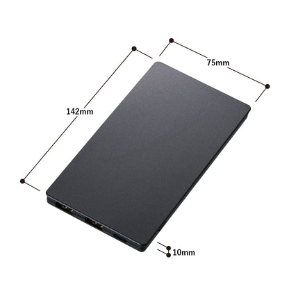 全面印刷できるモバイルチャージャー6000フラット