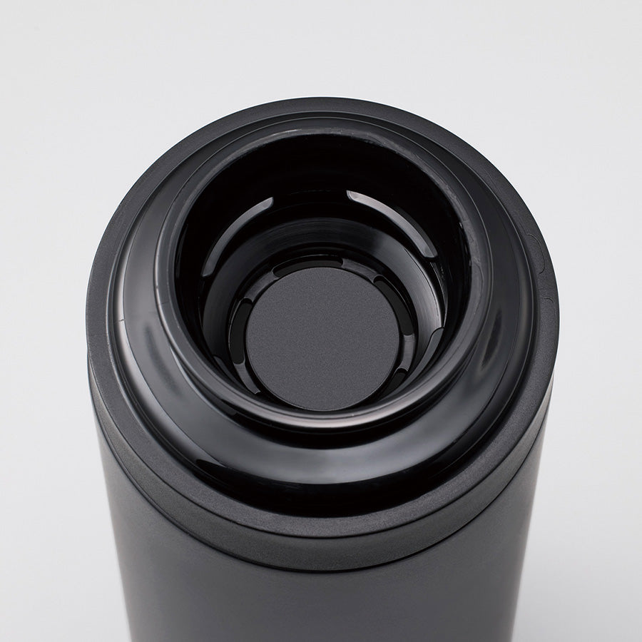 スリムサーモステンレスボトル500ml　ver.2　氷が飛び出さない内ふたアップ