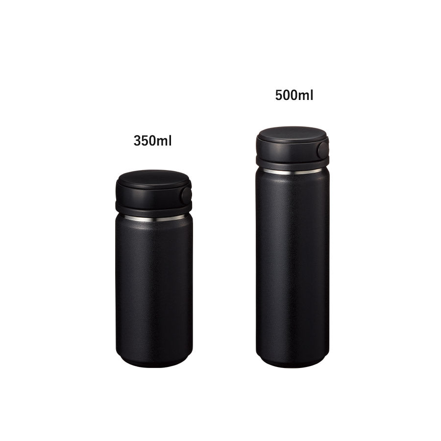 Zalattoサーモハンドルスタイルボトル350ml　ver.2と500ml　サイズ比較