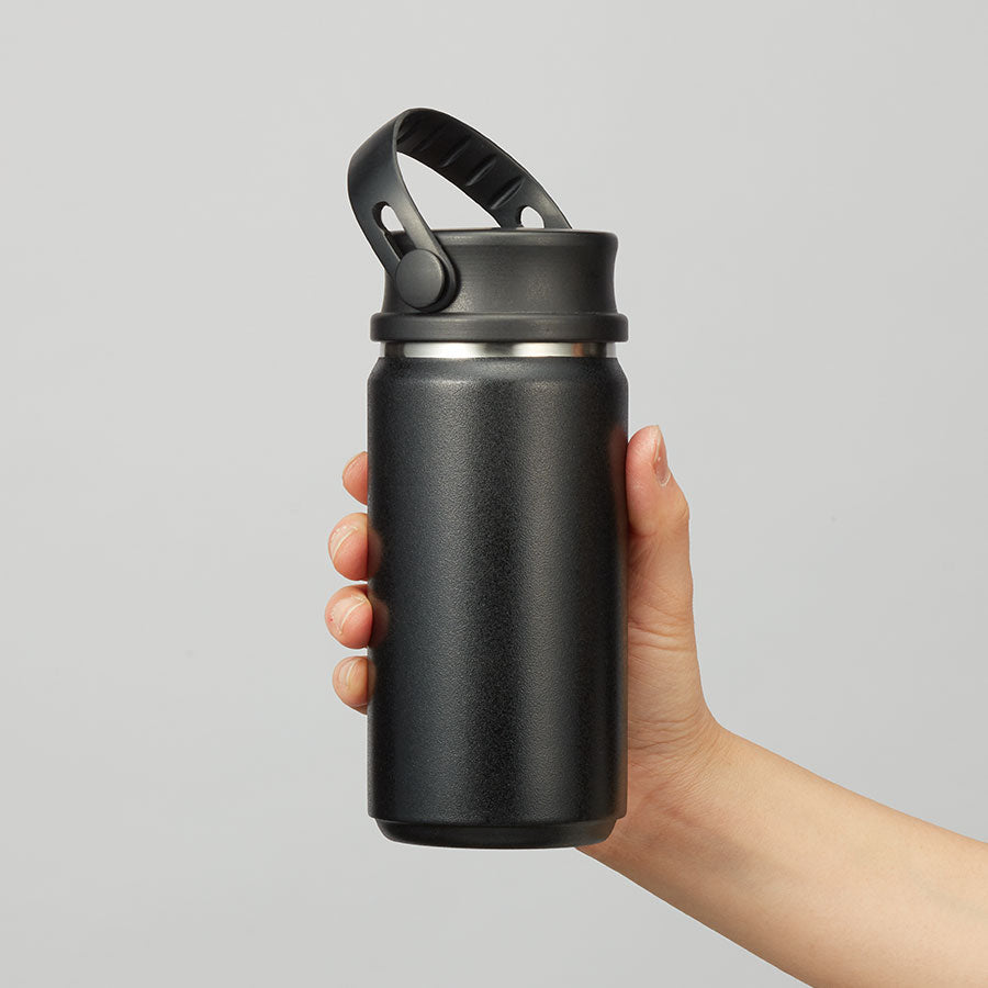 Zalattoサーモハンドルスタイルボトル350ml　ver.2　大きさイメージ