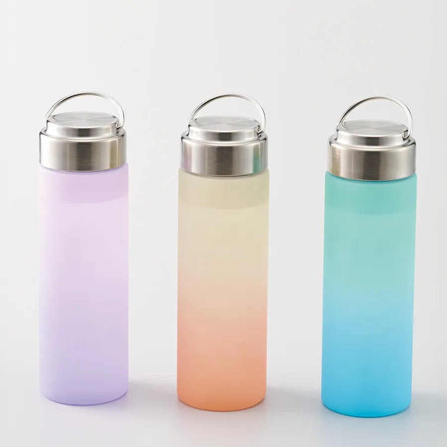 グラデーションハンドルクリアボトル500ml