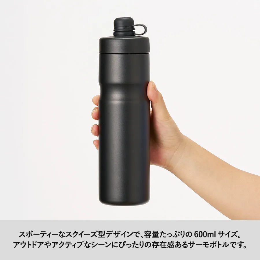 ステンレスサーモスポーツボトル600ml