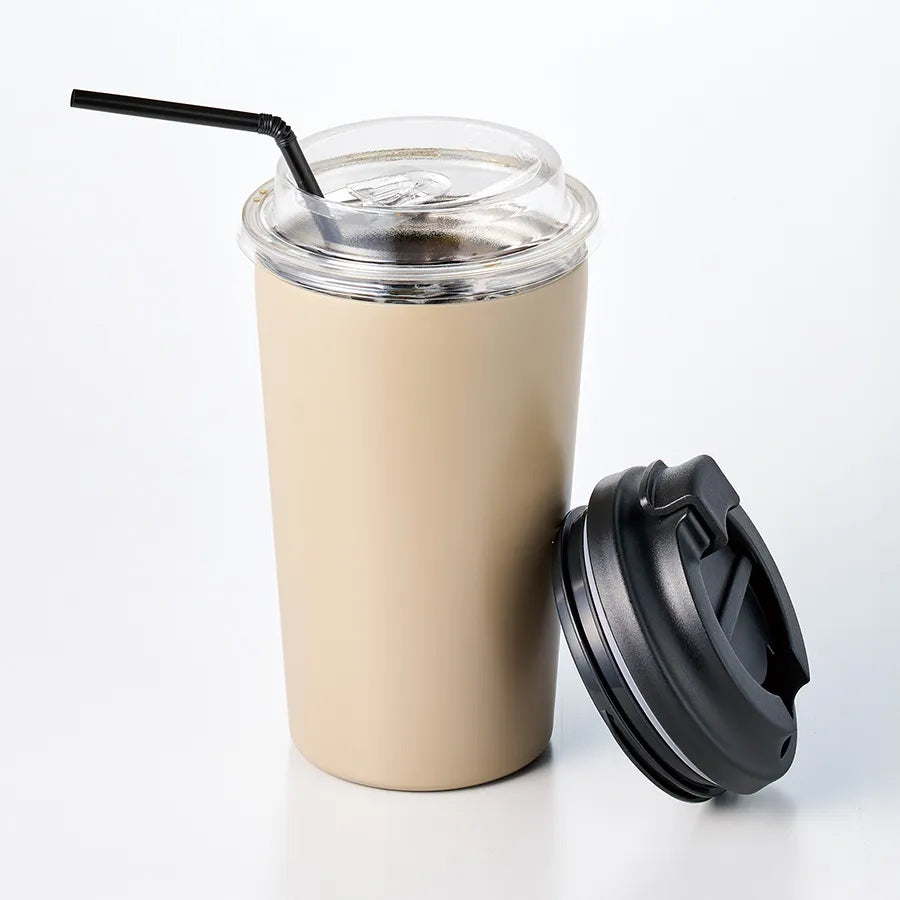 リッド付ステンレスサーモタンブラー450ml