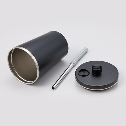 ストロー付ステンレスサーモタンブラー370ml