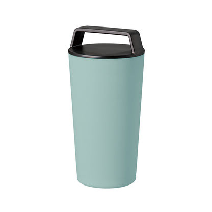 ハンドルサーモステンレスタンブラー460ml 　スモークブルー