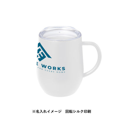 フタ付ラウンドボトムサーモステンレスマグ330ml