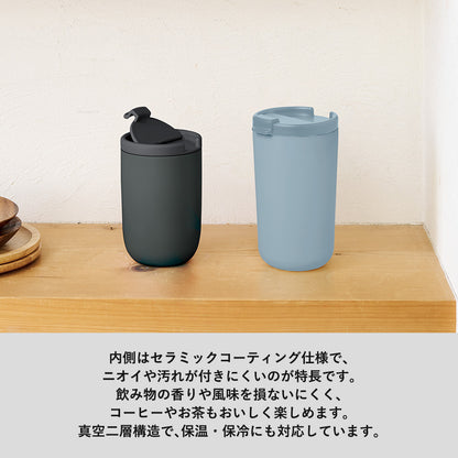 リッド付サーモタンブラー480ml（セラミックコーティング）