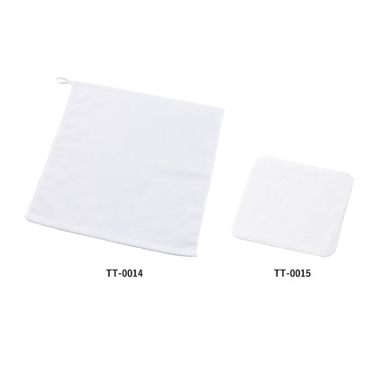 プリントしやすいコットンシャーリングループ付タオル