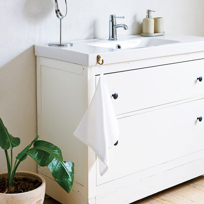 プリントしやすいコットンシャーリングループ付タオル