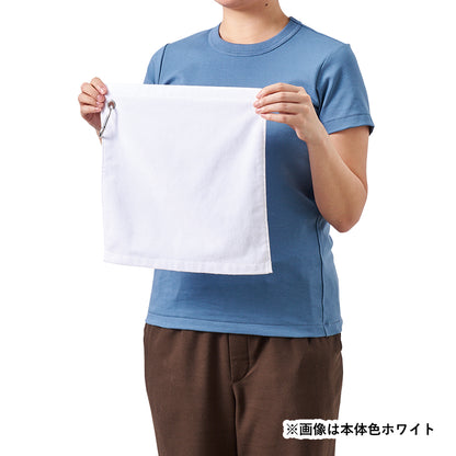 プリントしやすいコットンシャーリングカラビナ付ハンドタオル　大きさイメージ