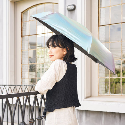 オーロラ遮光折りたたみ傘