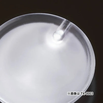 ライティングバッジ　丸形　クリア