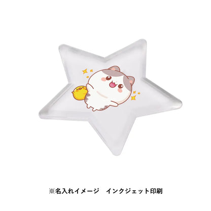 ライティングバッジ　星形　クリア