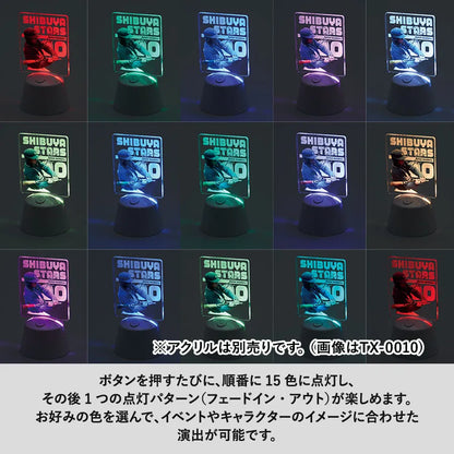 ライティングスタンドコンパクト　ラウンド（アクリル板対応）